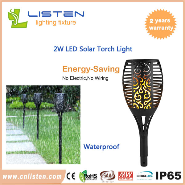 LED Solar Torch Light