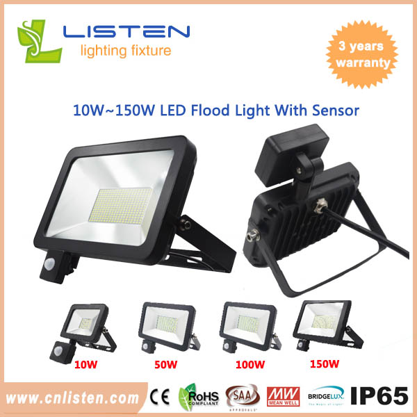 10W~150W LED flood light with sensor