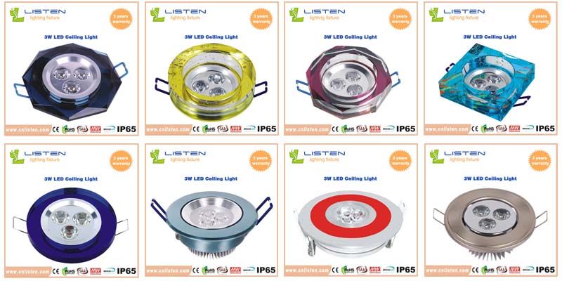 Different design of downlights,ceiling lights,led lights