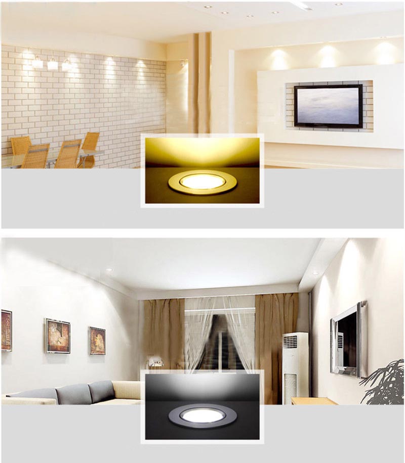 applicable places for led down lights dimmable