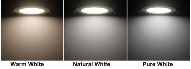 Color temperature of led recessed ceiling light,led cob downlights,7W12W18W cob downlights