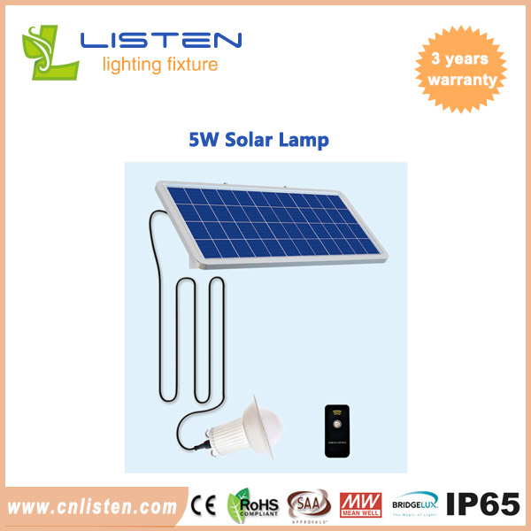 5W solar lamp