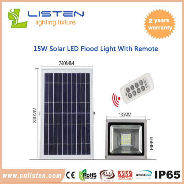 15W solar flood light