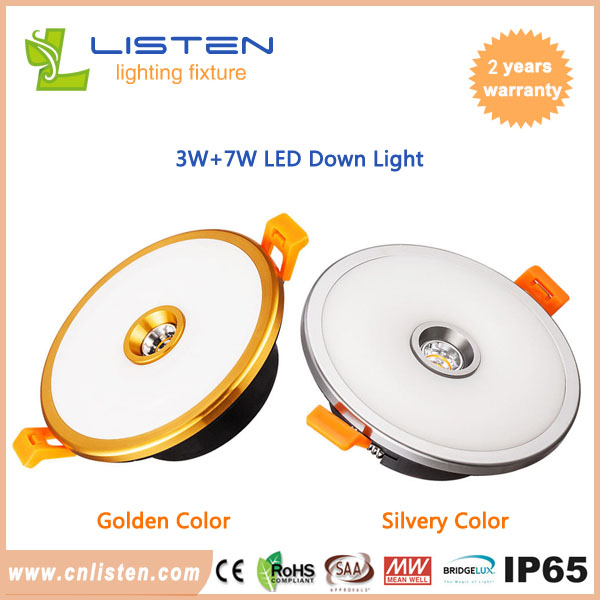 LED down lights recessed