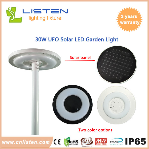 30W Round solar garden light