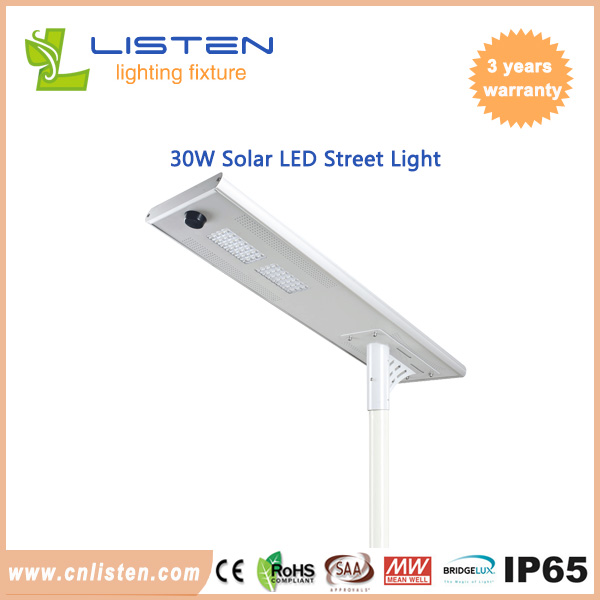 30W solar power street light