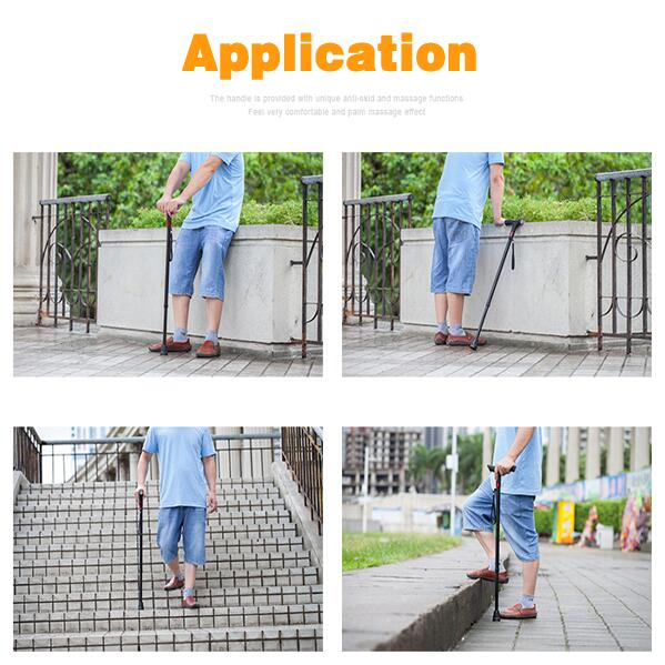 Cane, how to use with a walking stick